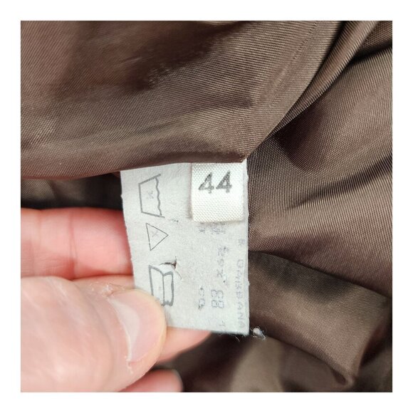 DOLCE & GABBANA Men's Dark Brown 3-Button Velour Blazer Jacket - Picture 6 of 7